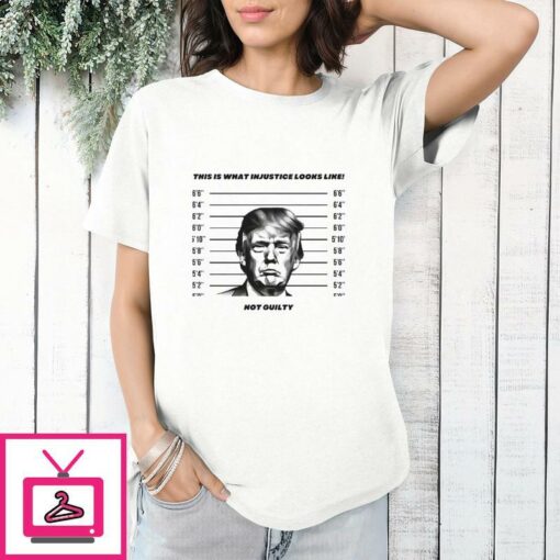 Trump Not Guilty Mugshot T Shirt 1