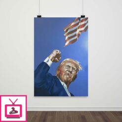 Trump Raised Fist After Get Shoot Poster 1