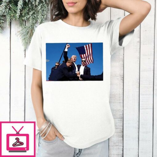 Trump Raised Fist After Get Shoot T Shirt 1