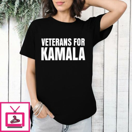 Veterans For Kamala T Shirt 1 1