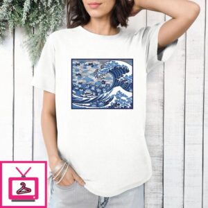 Blue Wave Cat For Kamala T-Shirt