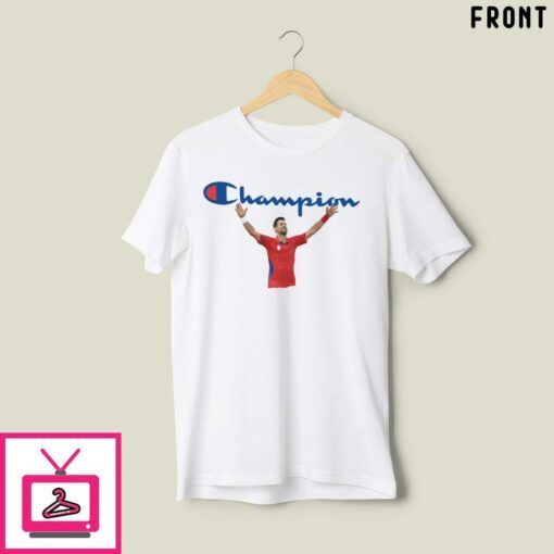 Champion Novak Djokovic Complete Career Golden Grand Slam T-Shirt