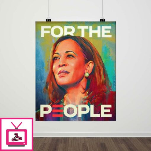 Kamala Harris For The People Retro Poster 1 1