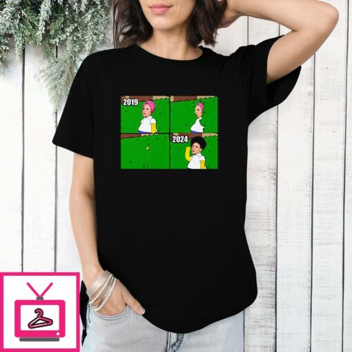 Kamala Harris X The Simpson Timeline T Shirt 1 1