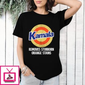 Kamala Removes Stubborn Orange Stains T-Shirt