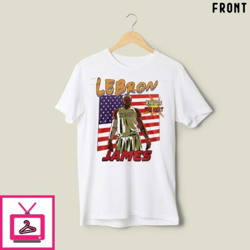 Lebron James King Of Heat T Shirt 1 2