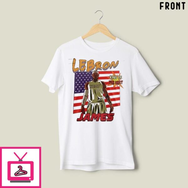 Lebron James King Of Heat T-Shirt