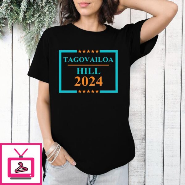 Miami Dolphins Tagovailoa Hill 2024 T-Shirt