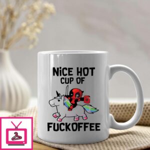 Nice Hot Cup of Fuckoffee Deadpool Mug