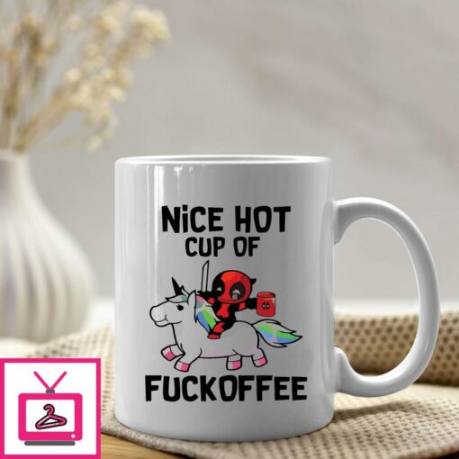 Nice Hot Cup of Fuckoffee Deadpool Mug 1 1