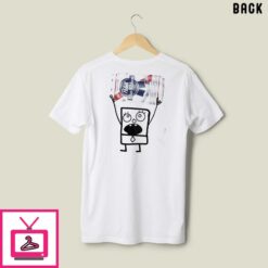 Pabst Blue Ribbon Doodlebob T Shirt 1 4