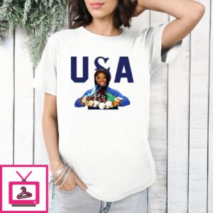 Snoop Dogg Simone Biles Olympics Paris 2024 T-Shirt