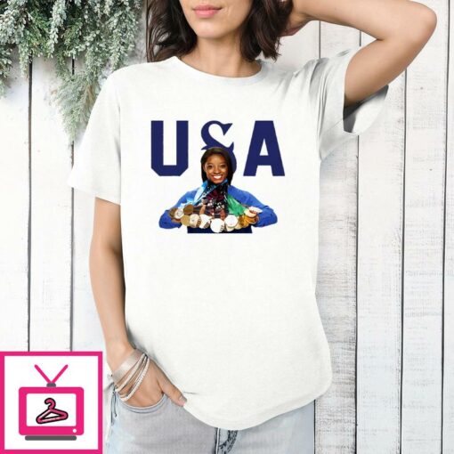 Snoop Dogg Simone Biles Olympics Paris 2024 T Shirt 1 1