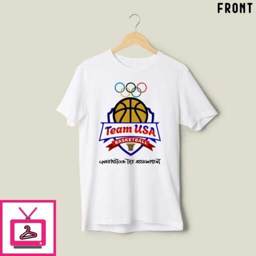 Team USA Mens Basketball Olympics Gold T Shirt 1 2