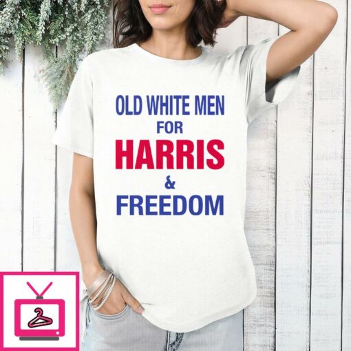 Tim Walz Old White Men For Harris Freedom T Shirt 1 1