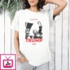 Trump Bloody Ear God Bless America Make America Great Again 2024 T-Shirt