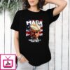 Trump Maga Mug Shot Vox Populi Vox Dei T-Shirt