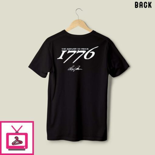 Trump Never Surrender The Answer To 1984 Is 1776 T Shirt 1 3