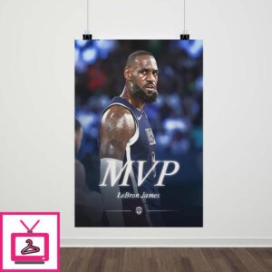 USA Men’s Basketball Team MVP LeBron James Champion Poster