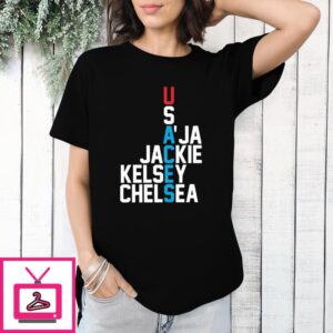 Usaces A’ja Jackie Kelsey Chelsea T-Shirt