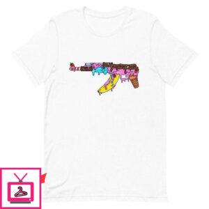 2nd Amendment T-Shirt AK47 Ice Cream Gun American T-Shirt