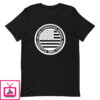 American Flag Circle Logo Design – Short-Sleeve Unisex T-Shirt