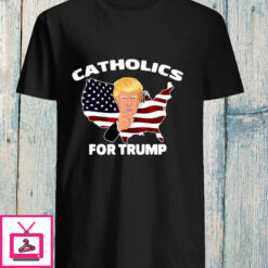 American flag Catholics for Trump 3