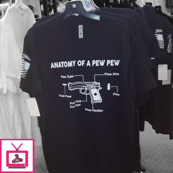 Anatomy of a Pew Pew – Short-Sleeve Unisex T-Shirt