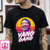 Andrew Yang For President Sunset Vaporwave T-shirt