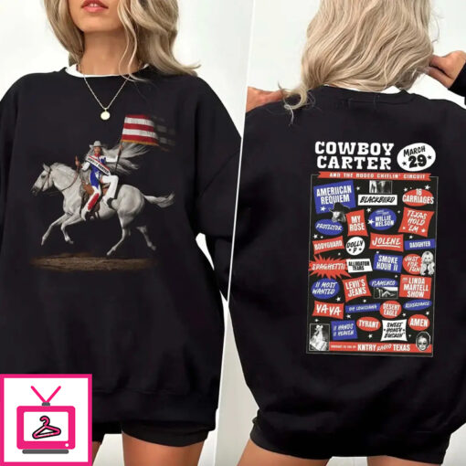 Beyonc Cowboy Carter Tracklist Shirt 1 1