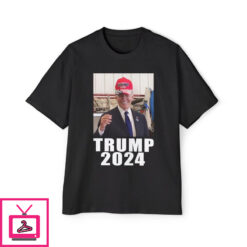 Biden Wearing Trump Hat T Shirt 2