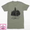 Bigfoot In Forest – Short-Sleeve Unisex T-Shirt