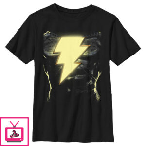 Boy’s Black Adam Antihero Glowing Body T-Shirt