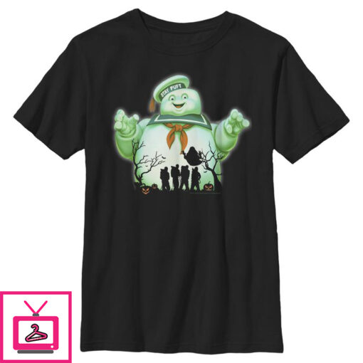 Boys Ghostbusters Halloween Stay Puft Marshmallow Man T Shirt 1