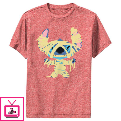 Boys Lilo Stitch Halloween Mummy Stitch Performance T Shirt 1