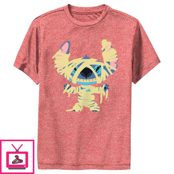 Boy’s Lilo & Stitch Halloween Mummy Stitch Performance T-Shirt