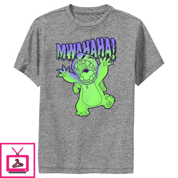 Boy’s Lilo & Stitch Mwahaha Halloween Horror Performance T-Shirt