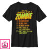 Boy’s Lost Gods Halloween Awesome Being a Zombie T-Shirt