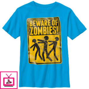 Boy’s Lost Gods Halloween Beware Zombies T-Shirt