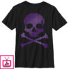 Boy’s Lost Gods Halloween Circle Print Skull and Crossbones T-Shirt