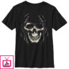 Boy’s Lost Gods Halloween Grim Reaper Face T-Shirt