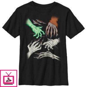 Boy’s Lost Gods Halloween Monster Hands T-Shirt