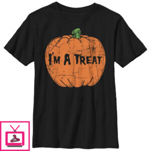 Boy’s Lost Gods Halloween Pumpkin Treat T-Shirt