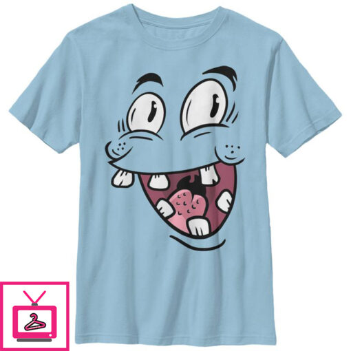 Boys Lost Gods Halloween Silly Monster Face T Shirt 1