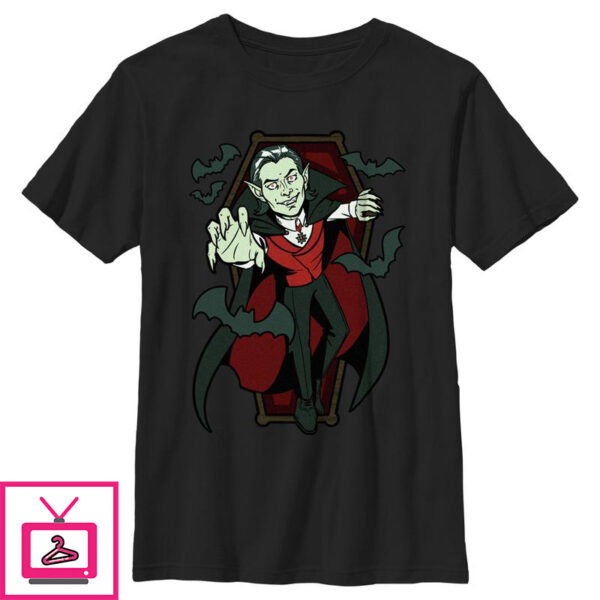 Boy’s Lost Gods Halloween Vampire Scene T-Shirt