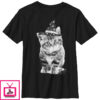 Boy’s Lost Gods Halloween Witch Kitten T-Shirt