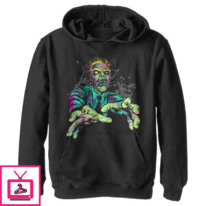 Boy’s Lost Gods Halloween Zombie Attack Pull Over Hoodie