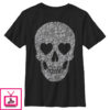 Boy’s Lost Gods Lace Print Heart Skull T-Shirt