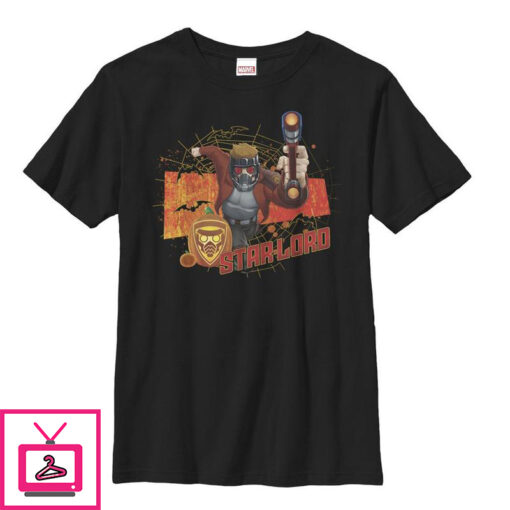 Boys Marvel Guardians of the Galaxy Halloween Star Lord T Shirt 1