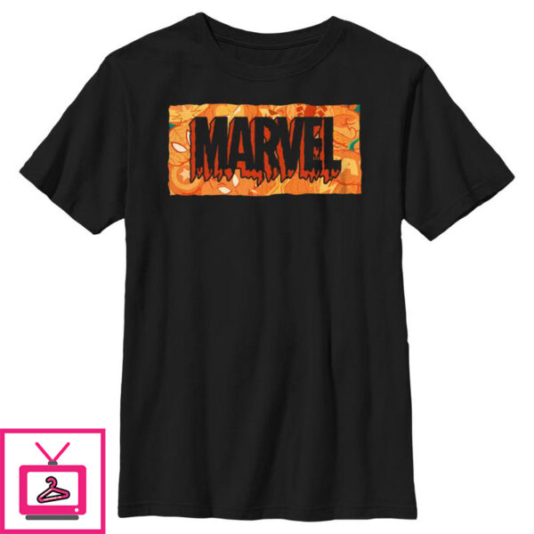 Boy’s Marvel Spookiest Logo T-Shirt